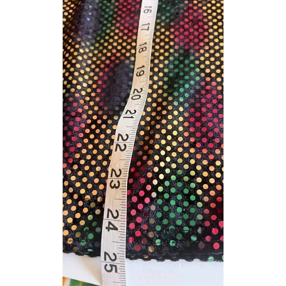 Vintage Kathie Lee Collection Women’s Large Multicolor Vibrant Sequin Shirt Top - Picture 6 of 11